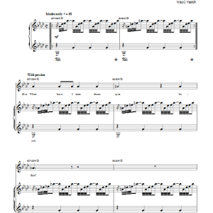 Maury Yeston Roberto's Eyes Musik Noten - Piano, Vocal & Guitar Chords - 87628-0
