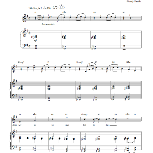Maury Yeston Shimmy Like They Do In Paree Musik Noten - Piano, Vocal & Guitar Chords - 87639-0