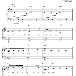 Maury Yeston Simple Musik Noten - Easy Piano - 53228-0