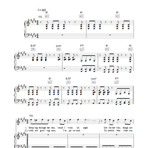 McFly Friday Night Musik Noten - Piano, Vocal & Guitar Chords - 37421-0