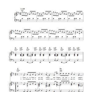 McFly I'll Be OK Musik Noten - Piano, Vocal & Guitar Chords - 33001-0