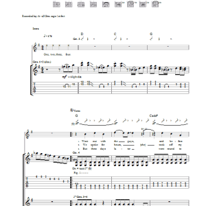 McFly That Girl Musik Noten - Guitar Tab - 30306-0