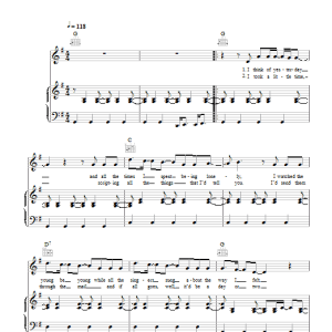 McFly The Way You Make Me Feel Musik Noten - Piano, Vocal & Guitar Chords - 40178-0