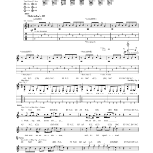 Megadeth Blood Of Heroes Musik Noten - Guitar Tab - 167445-0