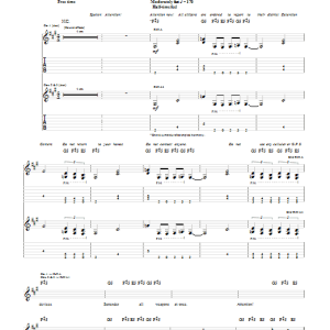 Megadeth Endgame Musik Noten - Guitar Tab - 76078-0