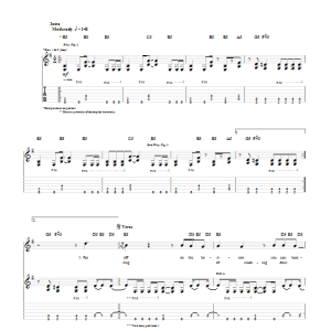 Megadeth How The Story Ends Musik Noten - Guitar Tab - 76083-0