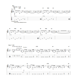 Megadeth Public Enemy No. 1 Musik Noten - Guitar Tab - 88882-0