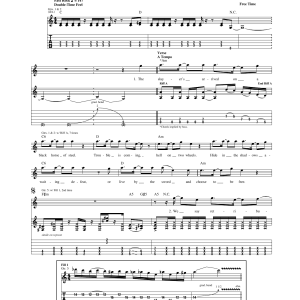 Megadeth The Disintegrators Musik Noten - Guitar Tab - 167448-0