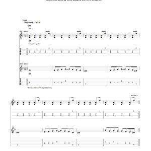 Megadeth The Hardest Part Of Letting Go...Sealed With A Kiss Musik Noten - Guitar Tab - 76086-0