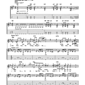 Megadeth This Was My Life Musik Noten - Guitar Tab - 170527-0