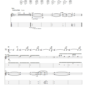 Megadeth Trust Musik Noten - Guitar Tab - 20146-0