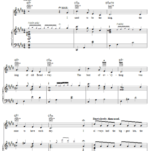 Mel Brooks The King Of Broadway Musik Noten - Piano, Vocal & Guitar Chords - 31273-0