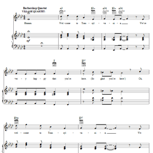 Mel Brooks Welcome To Transylvania Musik Noten - Piano, Vocal & Guitar Chords - 64928-0