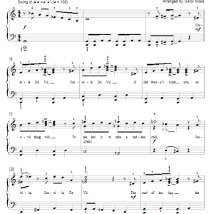 Mel Leven Cruella De Vil (from 101 Dalmations) (arr. Carol Klose) Musik Noten - Educational Piano - 54833-0