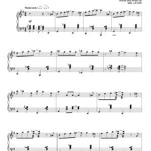 Mel Leven Cruella De Vil [Jazz version] (from 101 Dalmations) Musik Noten - Piano Solo - 164381-0