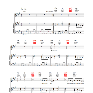 Melanie C Go! Musik Noten - Piano, Vocal & Guitar Chords - 14697-0
