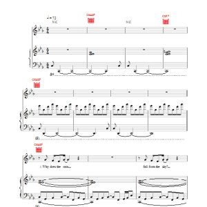 Melanie C Why Musik Noten - Piano, Vocal & Guitar Chords - 14703-0