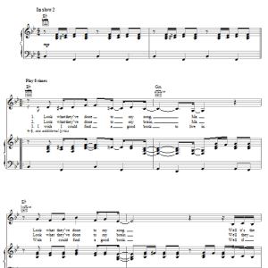 Melanie What Have They Done To My Song, Ma? Musik Noten - Piano, Vocal & Guitar Chords - 64499-0