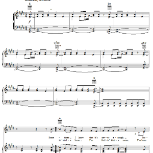 Melissa Etheridge Ain't It Heavy Musik Noten - Piano, Vocal & Guitar Chords - 52301-0