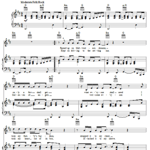Melissa Etheridge California Musik Noten - Piano, Vocal & Guitar Chords - 63978-0