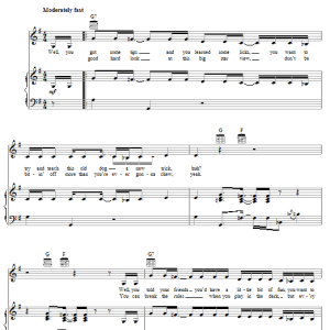 Melissa Etheridge Come On Out Tonight Musik Noten - Piano, Vocal & Guitar Chords - 52334-0