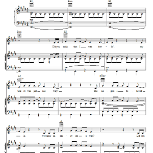 Melissa Etheridge Drag Me Away Musik Noten - Piano, Vocal & Guitar Chords - 75576-0