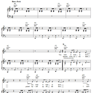 Melissa Etheridge Giant Musik Noten - Piano, Vocal & Guitar Chords - 52333-0