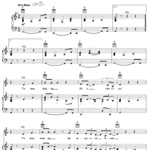 Melissa Etheridge God Is In The People Musik Noten - Piano, Vocal & Guitar Chords - 63977-0