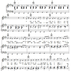 Melissa Etheridge Lover Please Musik Noten - Piano, Vocal & Guitar Chords - 52304-0