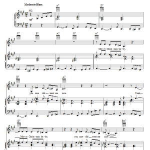 Melissa Etheridge Merry Christmas, Baby Musik Noten - Piano, Vocal & Guitar Chords - 71072-0