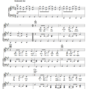 Melissa Etheridge The Wanting Of You Musik Noten - Piano, Vocal & Guitar Chords - 75577-0