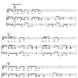 Melissa Etheridge Tuesday Morning Musik Noten - Piano, Vocal & Guitar Chords - 52332-0