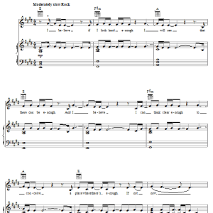 Melissa Etheridge What Happens Tomorrow Musik Noten - Piano, Vocal & Guitar Chords - 64021-0