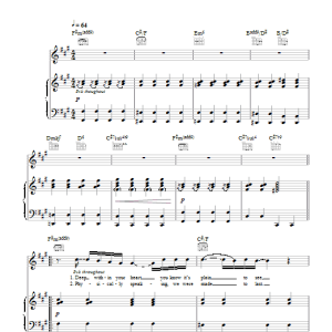 Melody Gardot Our Love Is Easy Musik Noten - Piano, Vocal & Guitar Chords - 101675-0