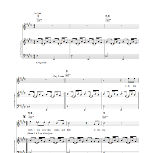 Mercury Rev Hercules Musik Noten - Piano, Vocal & Guitar Chords - 20049-0