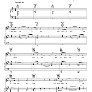 MercyMe Christmas Time Is Here Musik Noten - Piano, Vocal & Guitar Chords - 55553-0