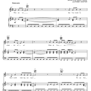 MercyMe God With Us Musik Noten - Piano, Vocal & Guitar Chords - 95304-0