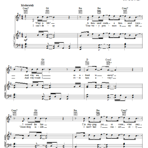 MercyMe Where You Lead Me Musik Noten - Piano, Vocal & Guitar Chords - 95351-0