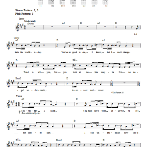 Meredith Brooks Bitch Musik Noten - Easy Guitar - 22699-0