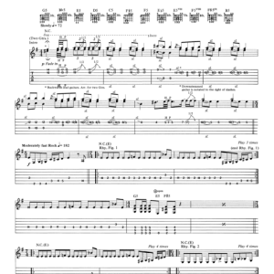 Metallica Blackened Musik Noten - Guitar Tab - 77955-0