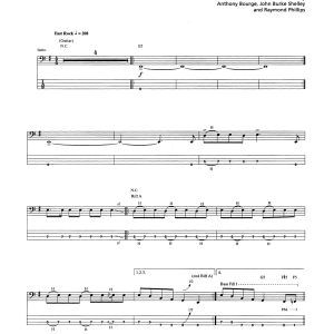 Metallica Breadfan Musik Noten - Bass Guitar Tab - 165175-0