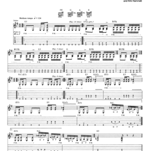 Metallica Eye Of The Beholder Musik Noten - Guitar Tab - 77979-0
