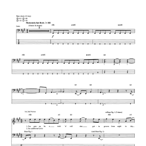 Metallica It's Electric Musik Noten - Bass Guitar Tab - 165168-0