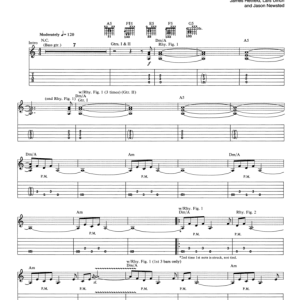 Metallica My Friend Of Misery Musik Noten - Guitar Tab - 77957-0