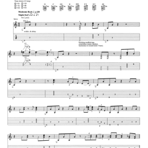 Metallica Poor Twisted Me Musik Noten - Guitar Tab - 78001-0