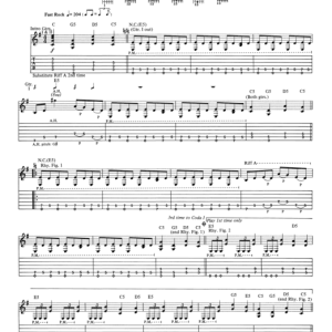 Metallica The Four Horsemen Musik Noten - Guitar Tab - 78019-0