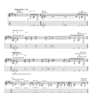 Metallica The Thorn Within Musik Noten - Guitar Tab - 77998-0
