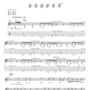 Metallica Wasting My Hate Musik Noten - Guitar Tab - 78000-0