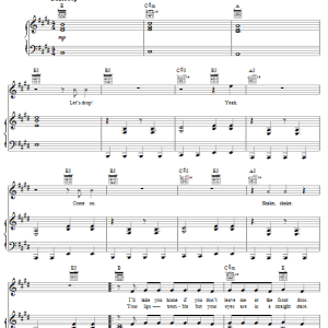 Metro Station Shake It Musik Noten - Piano, Vocal & Guitar Chords - 64746-0