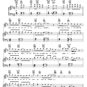 Michael Bolton How Can We Be Lovers Musik Noten - Piano, Vocal & Guitar Chords - 57079-0
